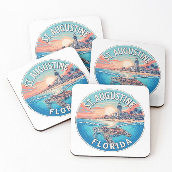 Item preview, St. Augustine Florida: Sea Turtle Lighthouse Vintage Beach designed and sold by CircinusStore.