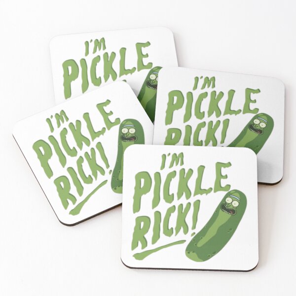 Item preview, Excited Green Pickle with Slime Lettering designed and sold by WATEKE.