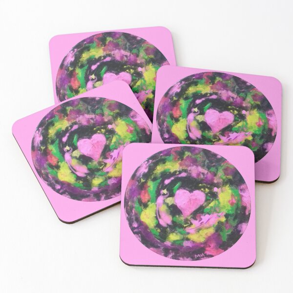 Item preview, The stamps of love abstract painting designed and sold by mariya-ivanova.