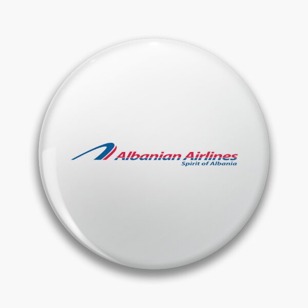 Item preview, Albanian Airlines Logo Spirit of Albania Red and Blue Wordmark With Wing Symbol designed and sold by danillariyadi.