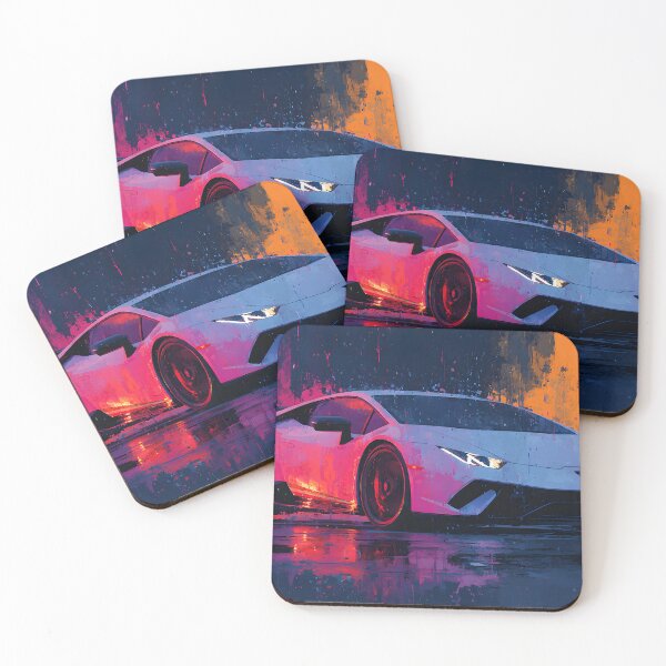 Item preview, Lamborghini Huracan Performante Luxury Car Wall Art designed and sold by AutoPopStudio.