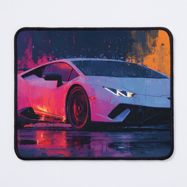 Item preview, Lamborghini Huracan Performante Luxury Car Wall Art designed and sold by AutoPopStudio.