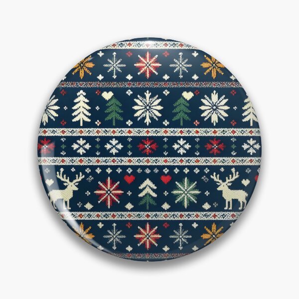 Item preview, Nordic Christmas Knit Pattern designed and sold by Sybille-Yates.