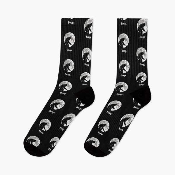 Item preview, Bigfoot Boop Cat Funny Sasquatch Full Moon Cryptid Graphic designed and sold by Whirx.
