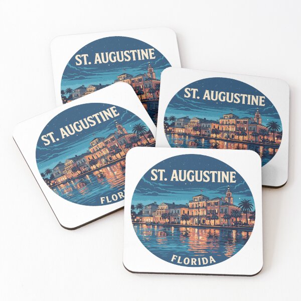 Item preview, St. Augustine Florida: Night Waterfront designed and sold by CircinusStore.