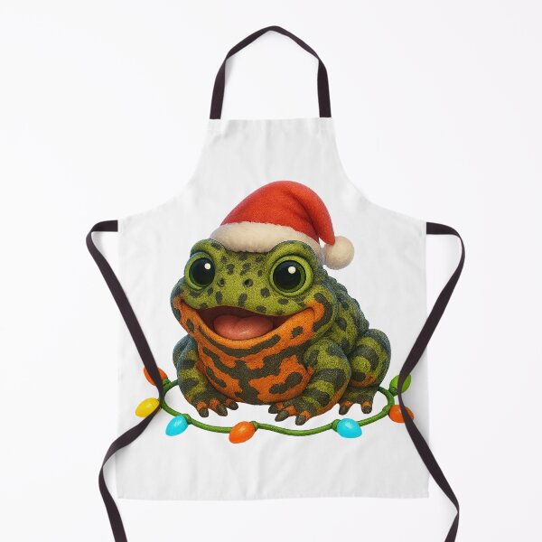 Item preview, Merry Fire-Bellied Toad Christmas designed and sold by Sillytoe.