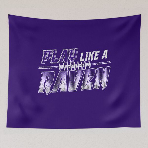 Item preview, Vintage Play Like A Raven Distressed Baltimore Football designed and sold by RockTheFeal.