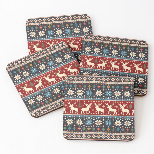 Item preview, Nordic Christmas Knit Pattern designed and sold by Sybille-Yates.