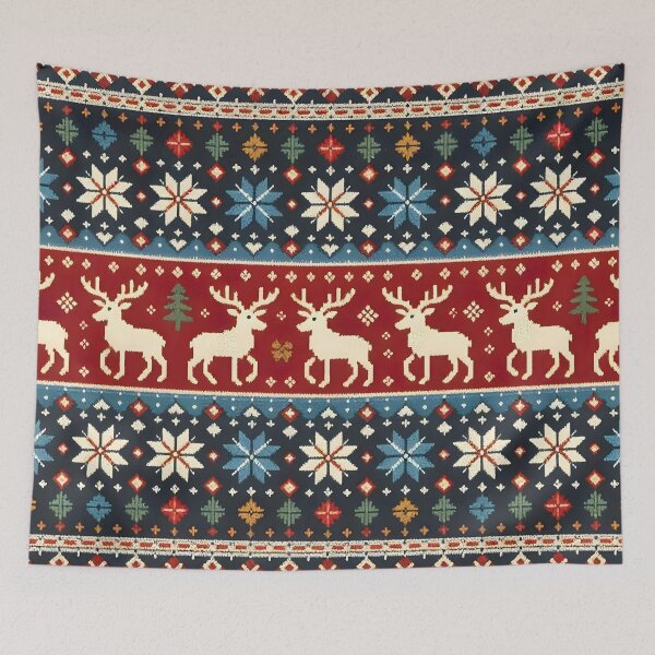 Item preview, Nordic Christmas Knit Pattern designed and sold by Sybille-Yates.