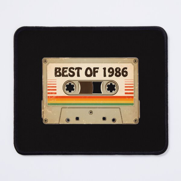 Item preview, 40th Birthday Best of 1986 Cassette Tape Vintage for Gift designed and sold by FernaRoje.