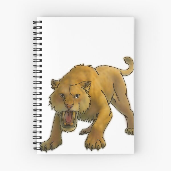 Item preview, Dalia the Sabertooth Tiger - animalz designed and sold by Ashley’sAnimalz.