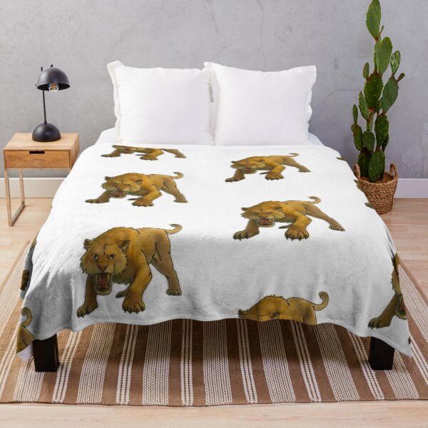 Item preview, Dalia the Sabertooth Tiger - animalz designed and sold by Ashley’sAnimalz.