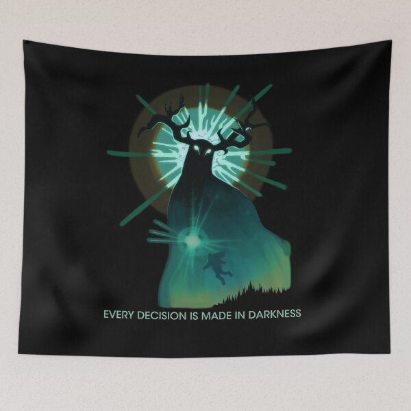 Item preview, Every Decision Is Made In Darkness - outer wilds Quote designed and sold by · GAMING SOUL ·.