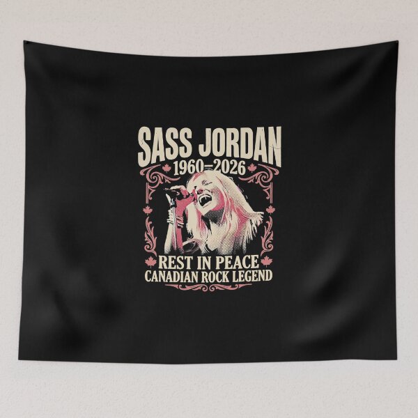 Item preview, Rest in Peace Sass-Jordan 1960-2026 Canadian Rock Legend designed and sold by BalouEdison.