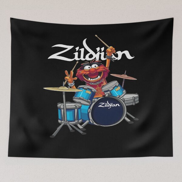 Item preview, Animal Muppets Drumming Zildjiann Rock designed and sold by PaulaWo.