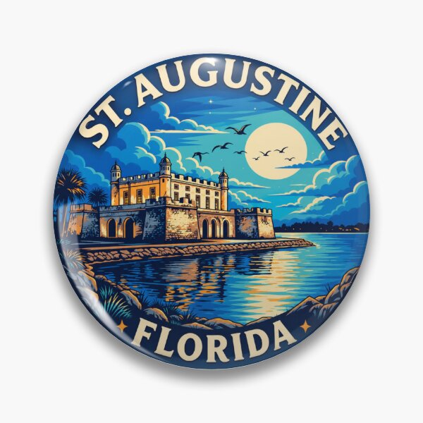 Item preview, St. Augustine Florida: Castillo de San Marcos Moonlit designed and sold by CircinusStore.