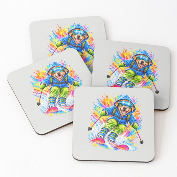 Item preview, Labrador Retriever Skiing designed and sold by DIGOR shop.