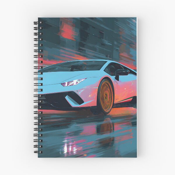 Item preview, Lamborghini Huracan Performante Bold Pop Art designed and sold by AutoPopStudio.