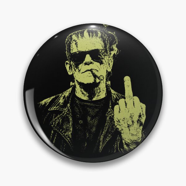Item preview, Frankenstein Middle Finger Funny Halloween Horror Classic designed and sold by hargisnamocho.