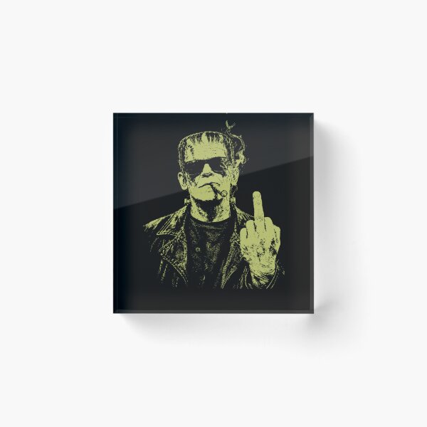 Item preview, Frankenstein Middle Finger Funny Halloween Horror Classic designed and sold by hargisnamocho.