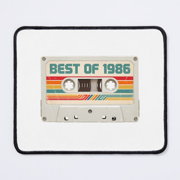 Item preview, 40th Birthday Best of 1986 Cassette Tape Vintage for Gift designed and sold by FernaRoje.