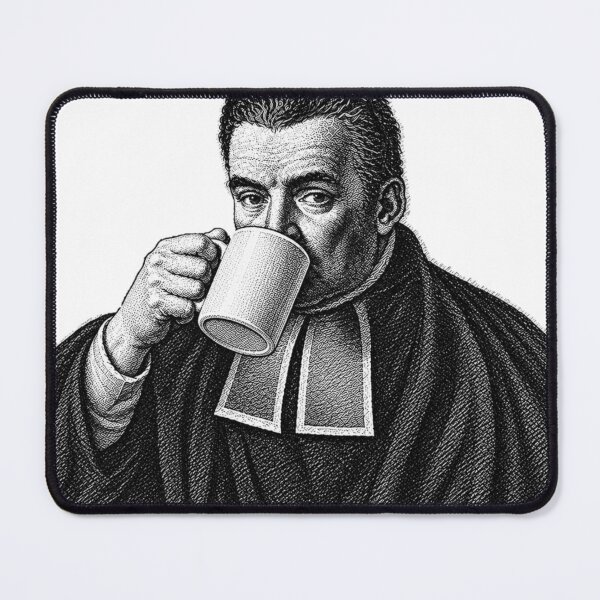 Item preview, Thomas Bayes gets ready to face the day. designed and sold by RevFreakHorse.