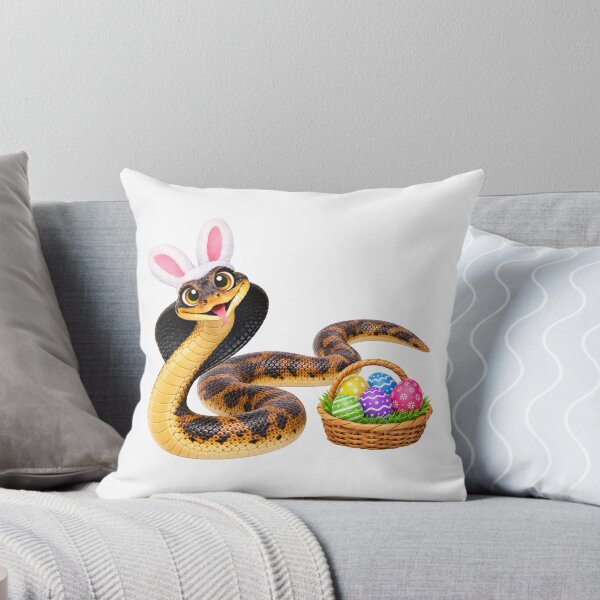Item preview, Playful Black Necked Spitting Cobra Easter designed and sold by Sillytoe.