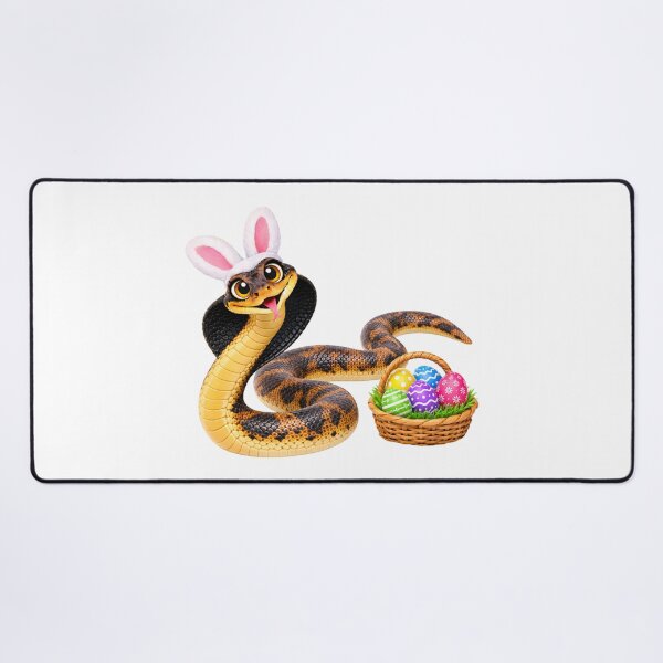 Item preview, Playful Black Necked Spitting Cobra Easter designed and sold by Sillytoe.
