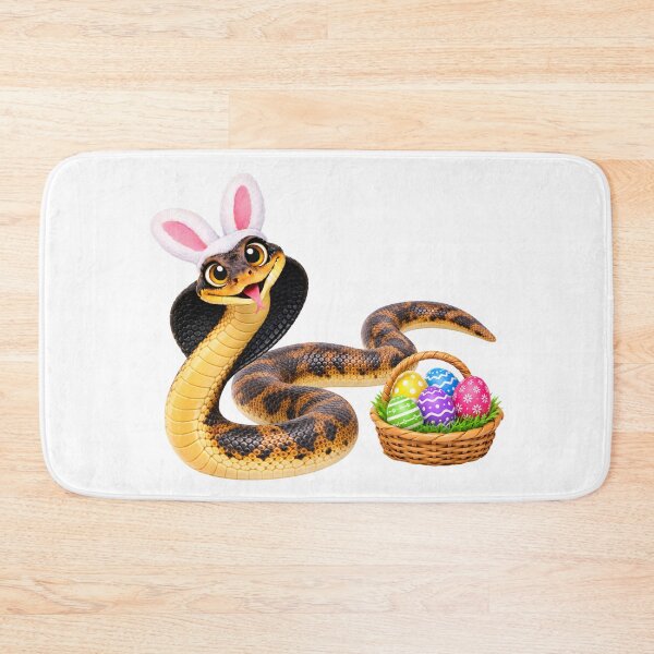 Item preview, Playful Black Necked Spitting Cobra Easter designed and sold by Sillytoe.