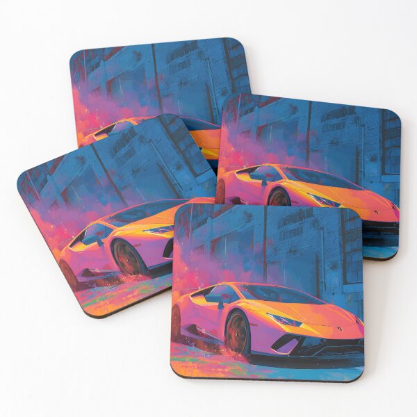Item preview, Lamborghini Huracan Performante Automotive Pop Art designed and sold by AutoPopStudio.