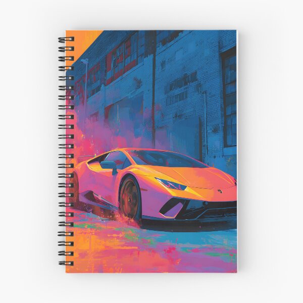 Item preview, Lamborghini Huracan Performante Automotive Pop Art designed and sold by AutoPopStudio.