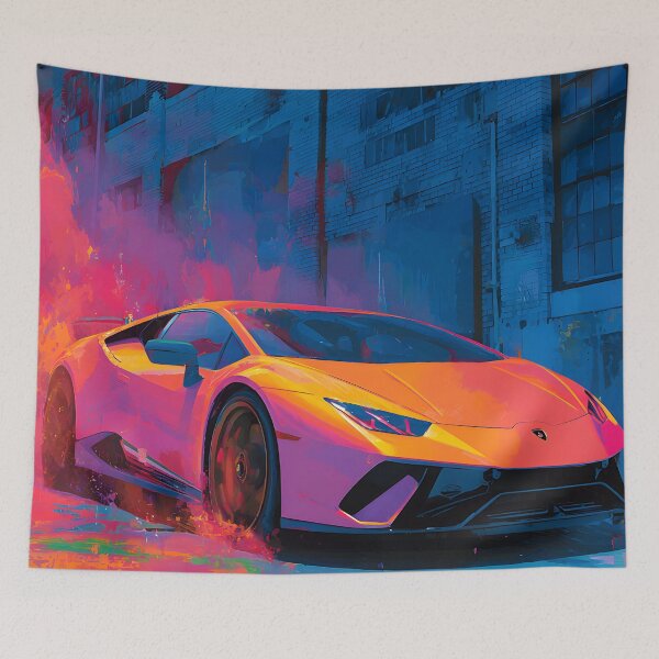 Item preview, Lamborghini Huracan Performante Automotive Pop Art designed and sold by AutoPopStudio.
