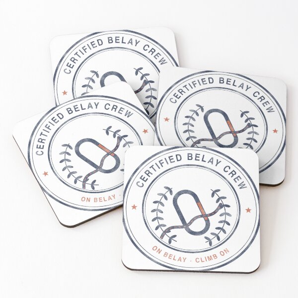 Item preview, Certified Belay Crew — Funny Climbing Partner Shirt designed and sold by Type2SupplyCo.