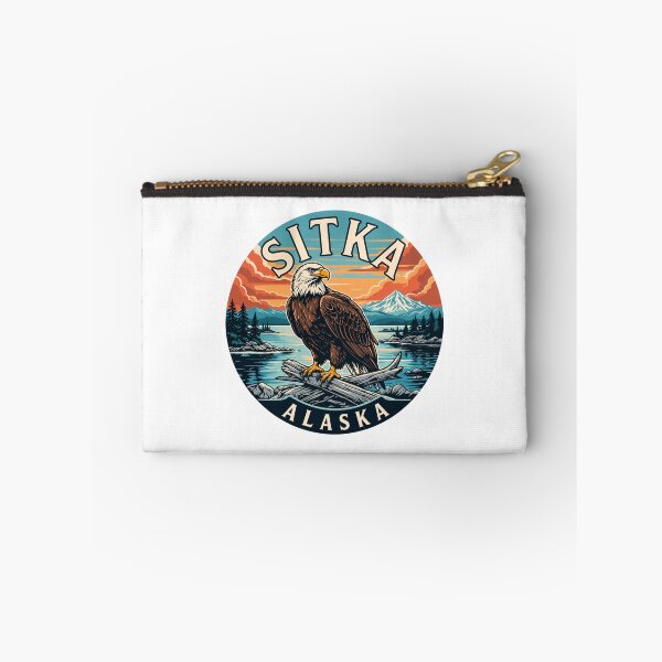 Aperçu de l'œuvre Sitka, Alaska : Aigle à tête blanche vintage créée et vendue par CircinusStore.