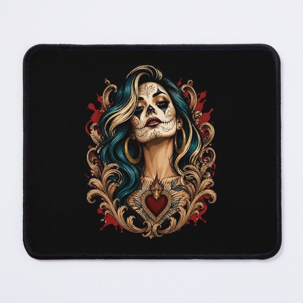 Item preview, ArteChicanoPayasoSagradoCorazón - DiaDeLosMuertos designed and sold by Artrendzs.