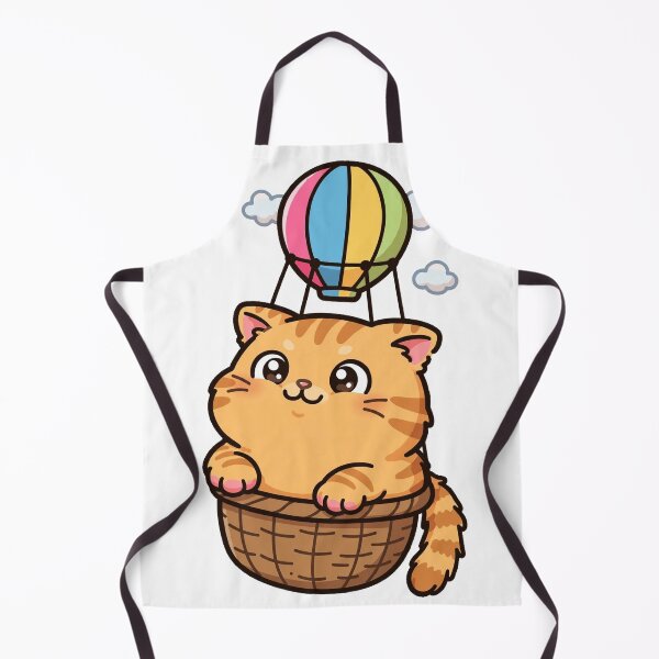 Item preview, Dreamy Hot Air Balloon Cat Sky Float designed and sold by Dlvznbm.