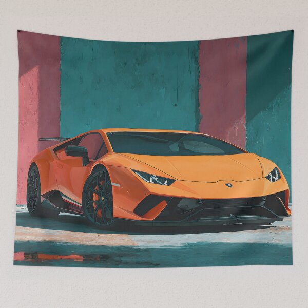 Item preview, Lamborghini Huracan Performante Dream Car Artwork designed and sold by AutoPopStudio.
