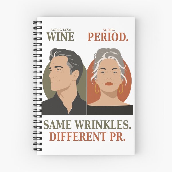 Item preview, Same Wrinkles Different PR Art Print, Funny Aging Print, Aging Like Wine Art, Humorous Couple Print, Mid Century Modern Decor designed and sold by Studio pod Burom.