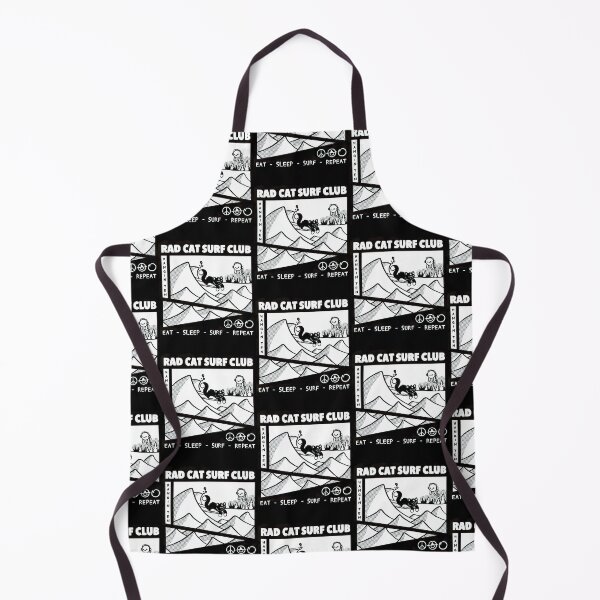 Item preview, Rad Cat Surf Club Retro Surfing Ocean Wave Graphic designed and sold by SEINENGAPPI12.