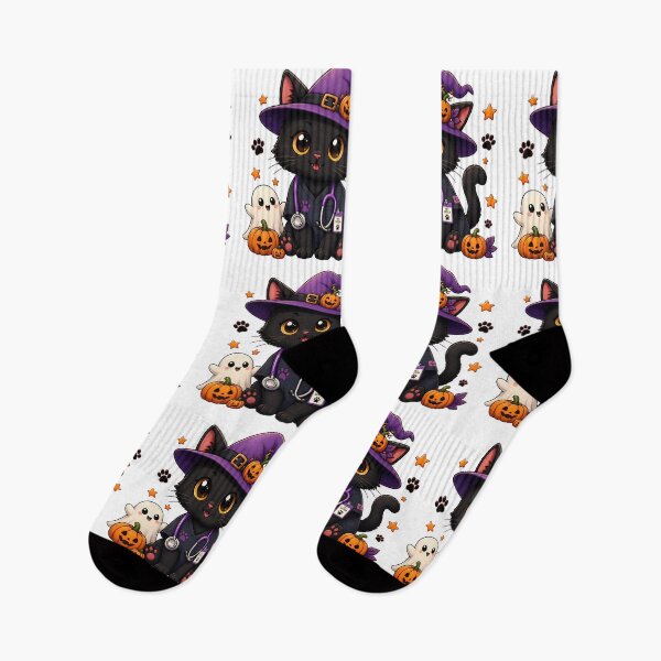 Item preview, Witchy Vet Cat – Purranormal Veterinary Activity Halloween Design designed and sold by Bettybee00.