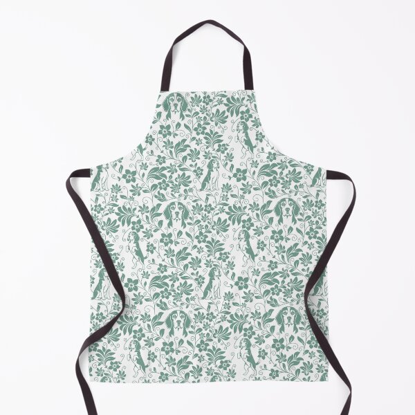 Item preview, Beagle Floral Silhouette Botanical Dog Art Green designed and sold by WildLakePatterns.