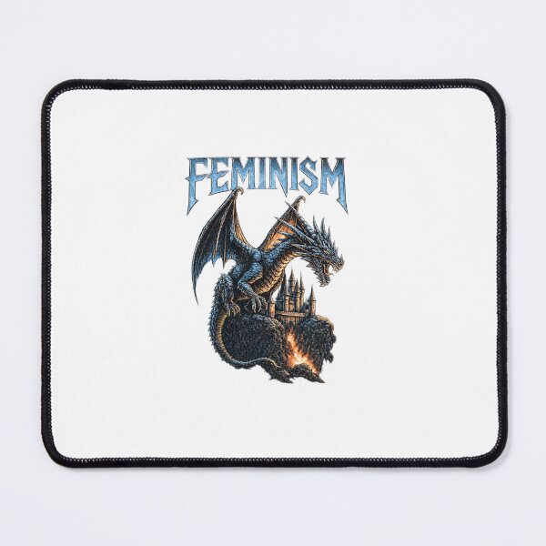 Item preview, Feminism Dragon Gothic Fantasy Castle designed and sold by RideMche.