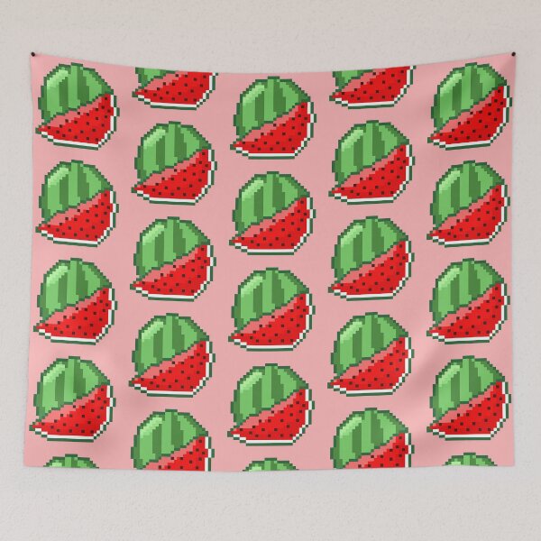 Item preview, Pixel Art Watermelon | Kawaii Fruit Design designed and sold by suawu.