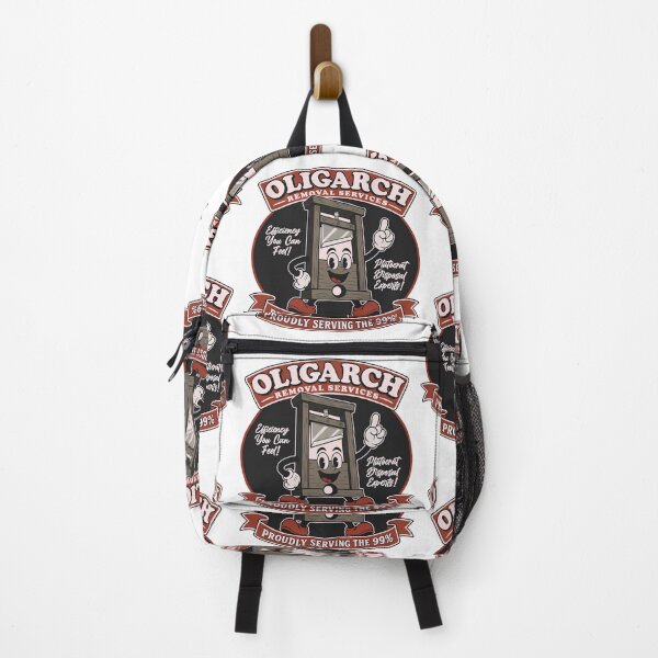 Item preview, Oligarch Removal Services Vintage Guillotine Mascot Graphic designed and sold by SEINENGAPPI12.