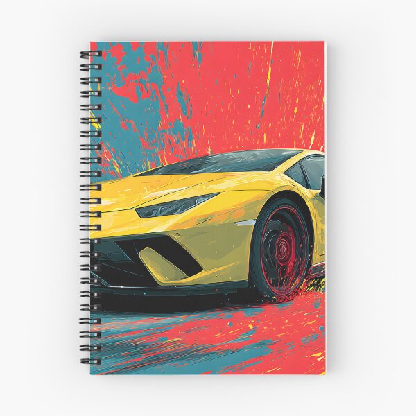 Item preview, Lamborghini Huracan Performante Modern Automotive Artwork designed and sold by AutoPopStudio.