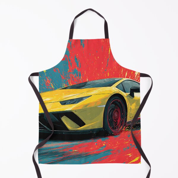 Item preview, Lamborghini Huracan Performante Modern Automotive Artwork designed and sold by AutoPopStudio.