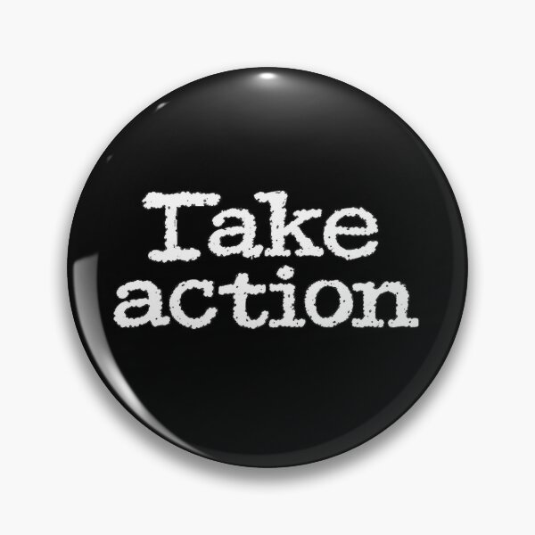 Item preview, Vintage Take action designed and sold by JOHN44ART.