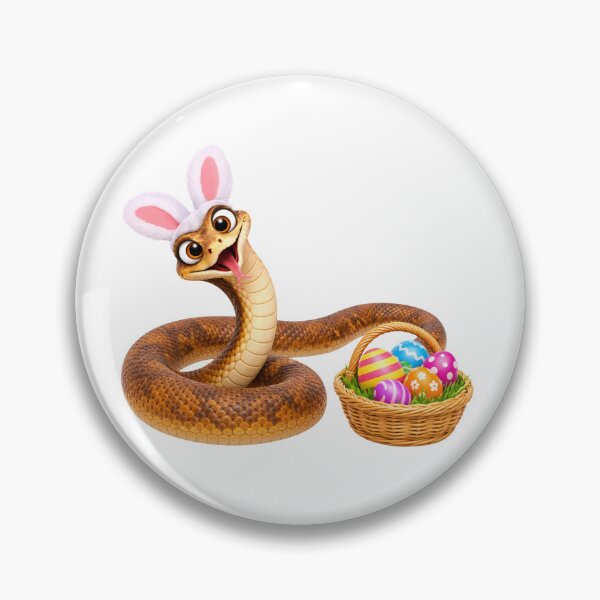 Artikelvorschau, Verspielte braune Schlange Ostern entworfen und verkauft von Sillytoe.