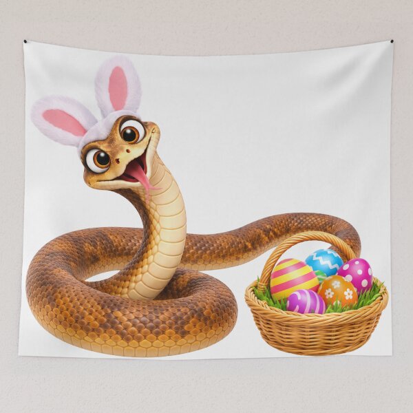 Item preview, Playful Brown Snake Easter designed and sold by Sillytoe.