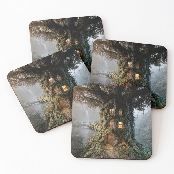 Item preview, The Ancient Moss-Oak Sanctuary - Cottagecore Art designed and sold by Vhelir-Art.